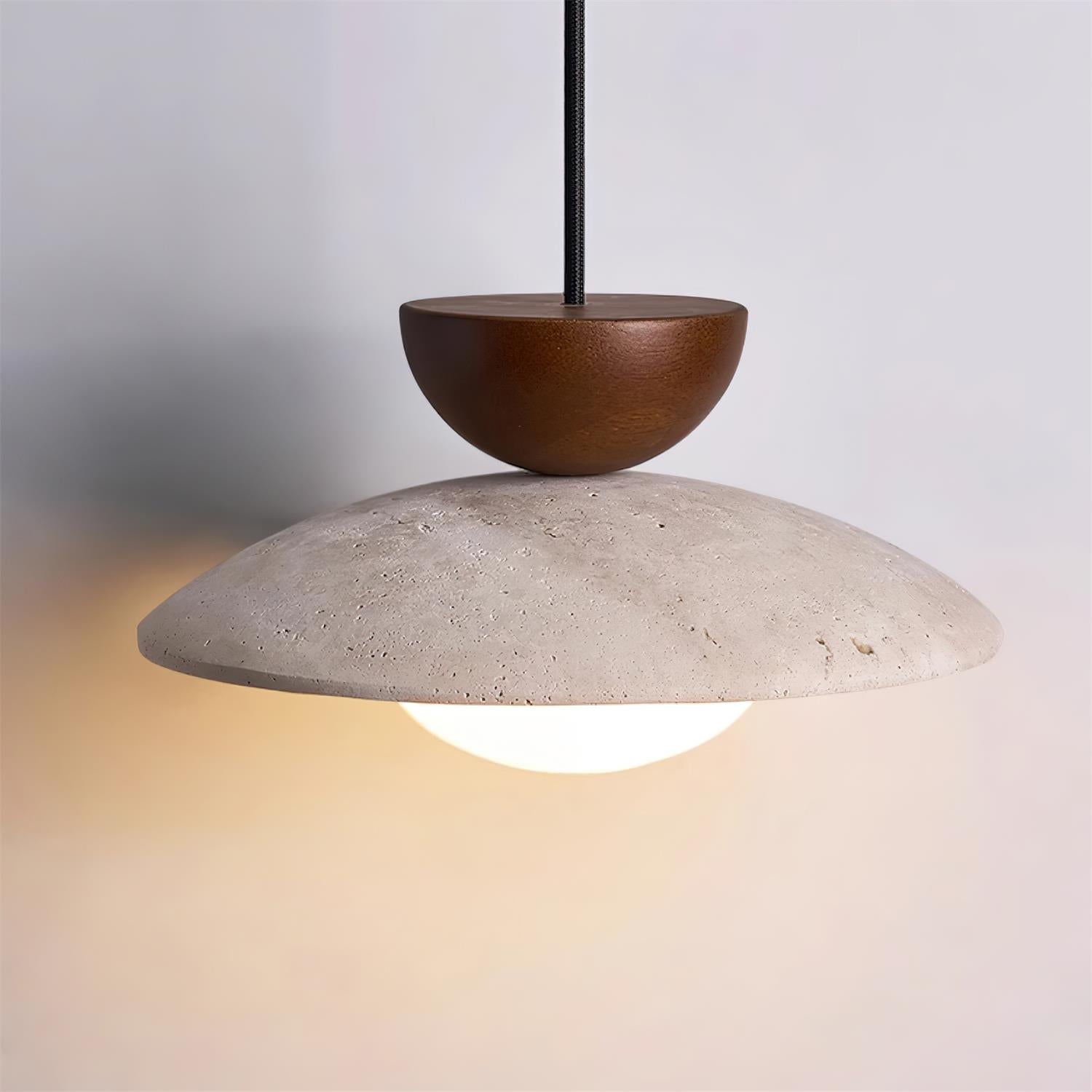 Cleo Suspensions in Travertine