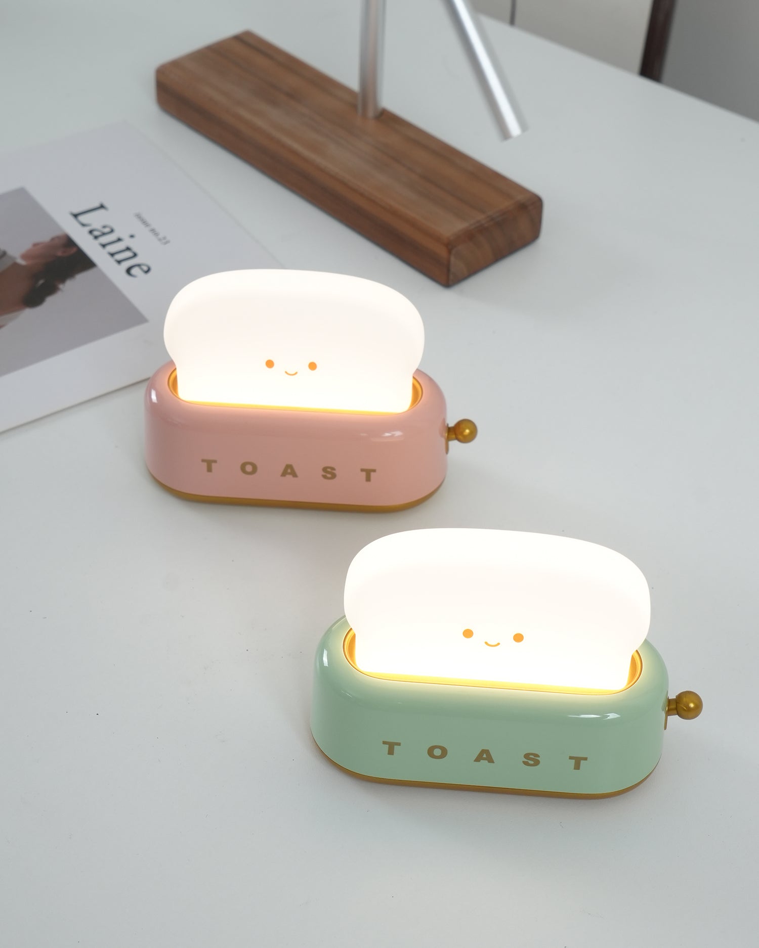Toaster Table Lamp (built-in battery)