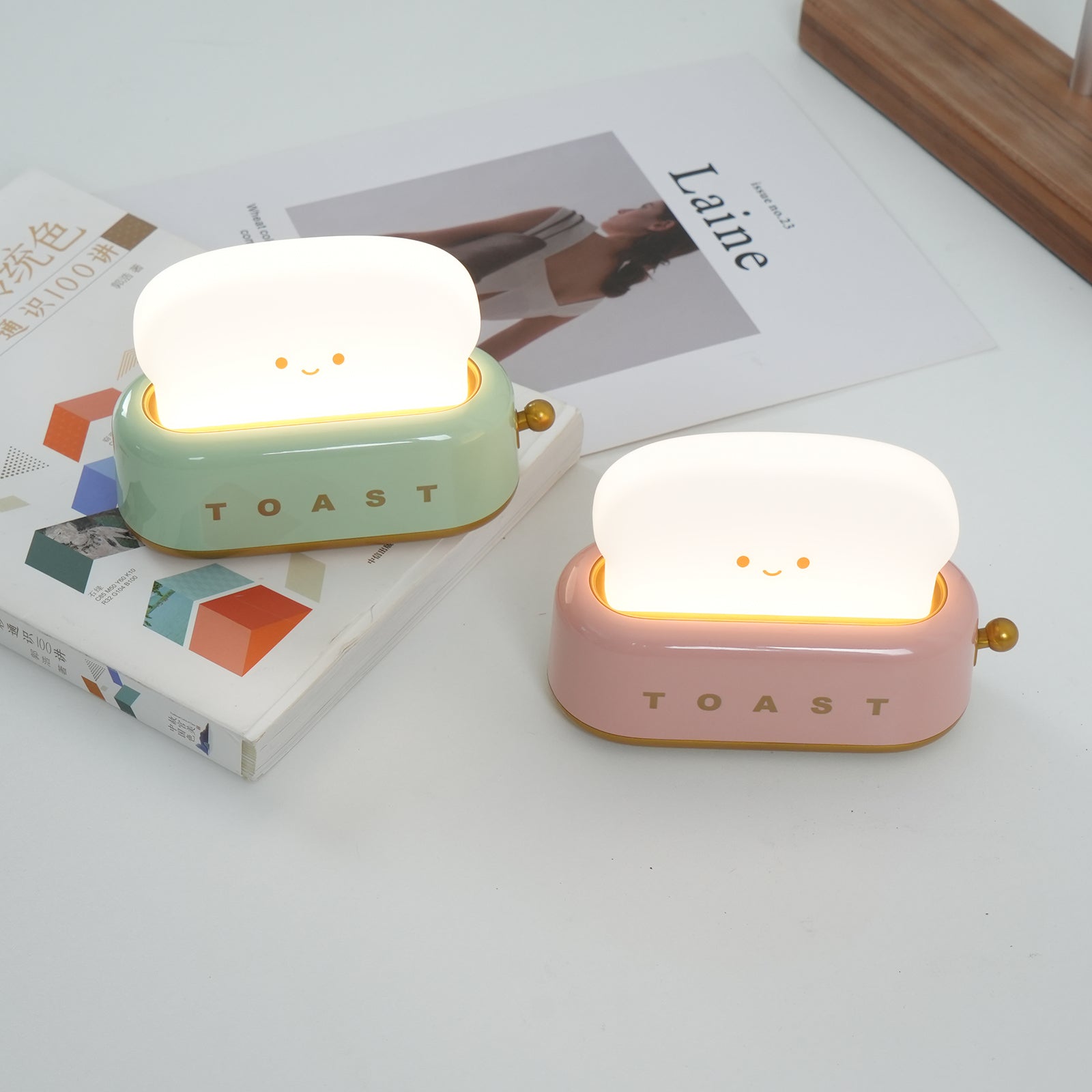 Toaster Table Lamp (built-in battery)