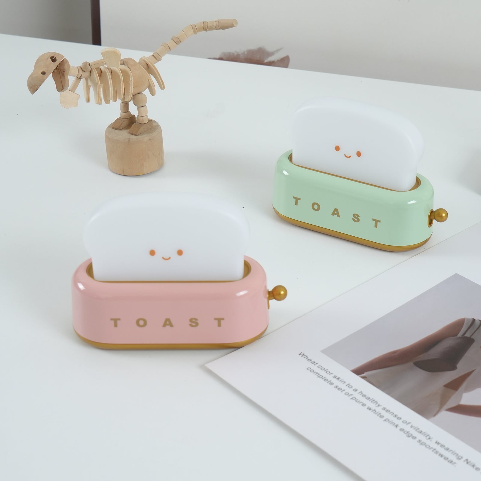 Toaster Table Lamp (built-in battery)
