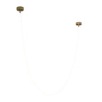 Solara Pendant Light Flexible Curve Silicone Brass
