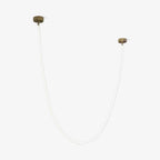Solara Pendant Light Flexible Curve Silicone Brass