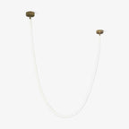 Solara Pendant Light Flexible Curve Silicone Brass