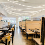 Solara Pendant Light Flexible Curve Silicone Brass