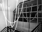 Solara Pendant Light Flexible Curve Silicone Brass
