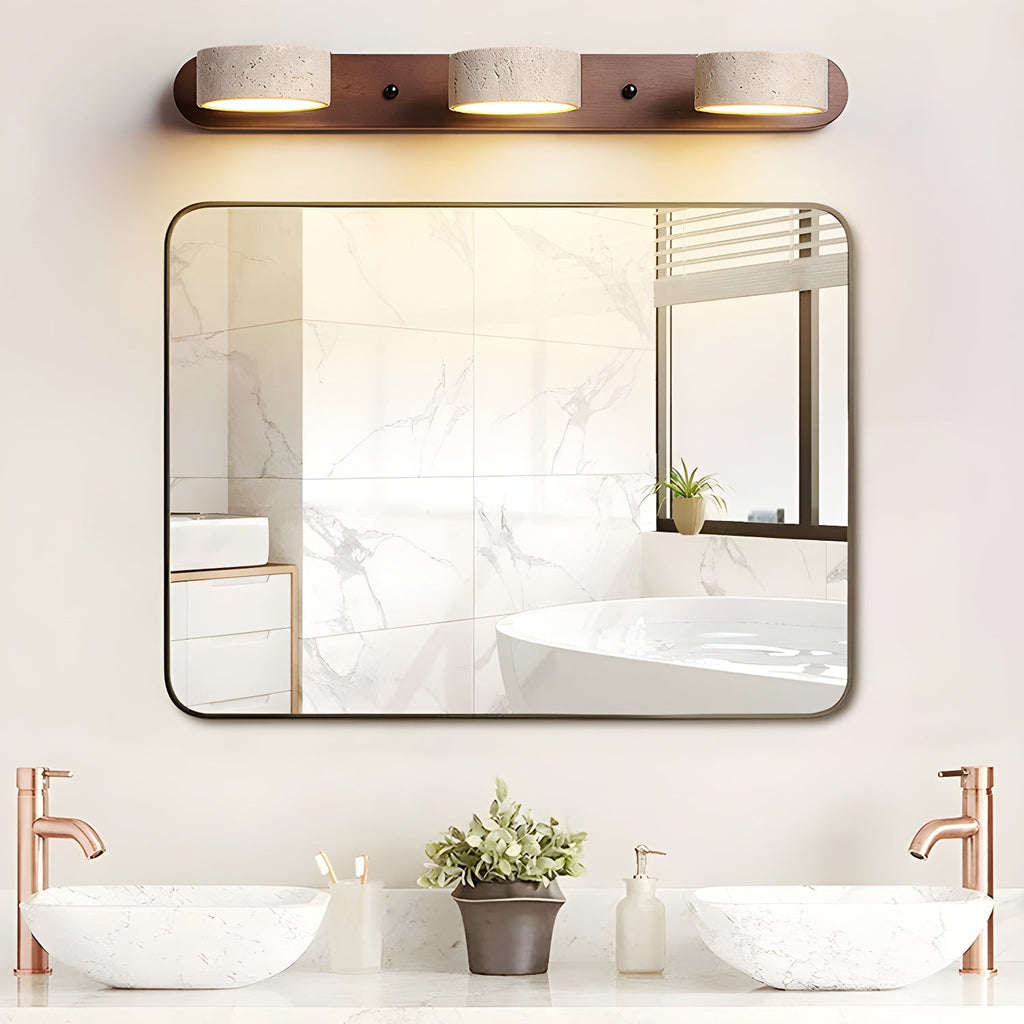 Tuelo Indoor Wall Sconce in Neutral Travertine