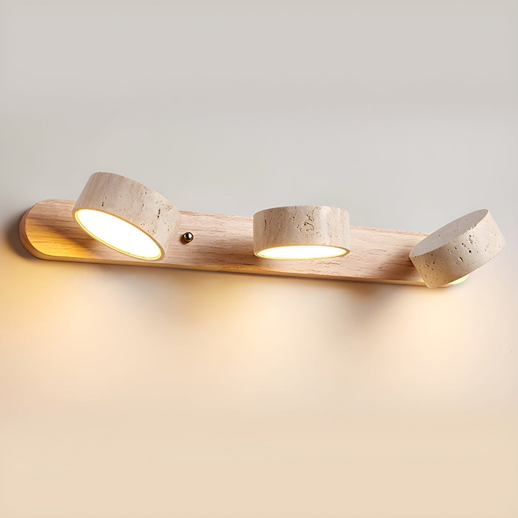Tuelo Indoor Wall Sconce in Neutral Travertine