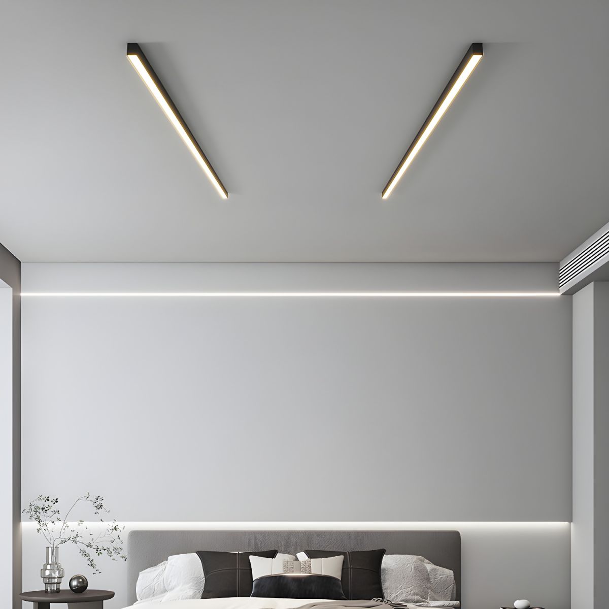 Solara Ultra Thin Minimalist Functional Linear Ceiling Light