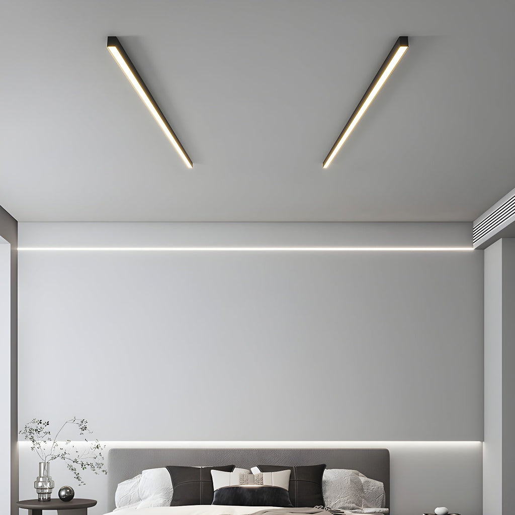 Solara Ultra Thin Minimalist Functional Linear Ceiling Light