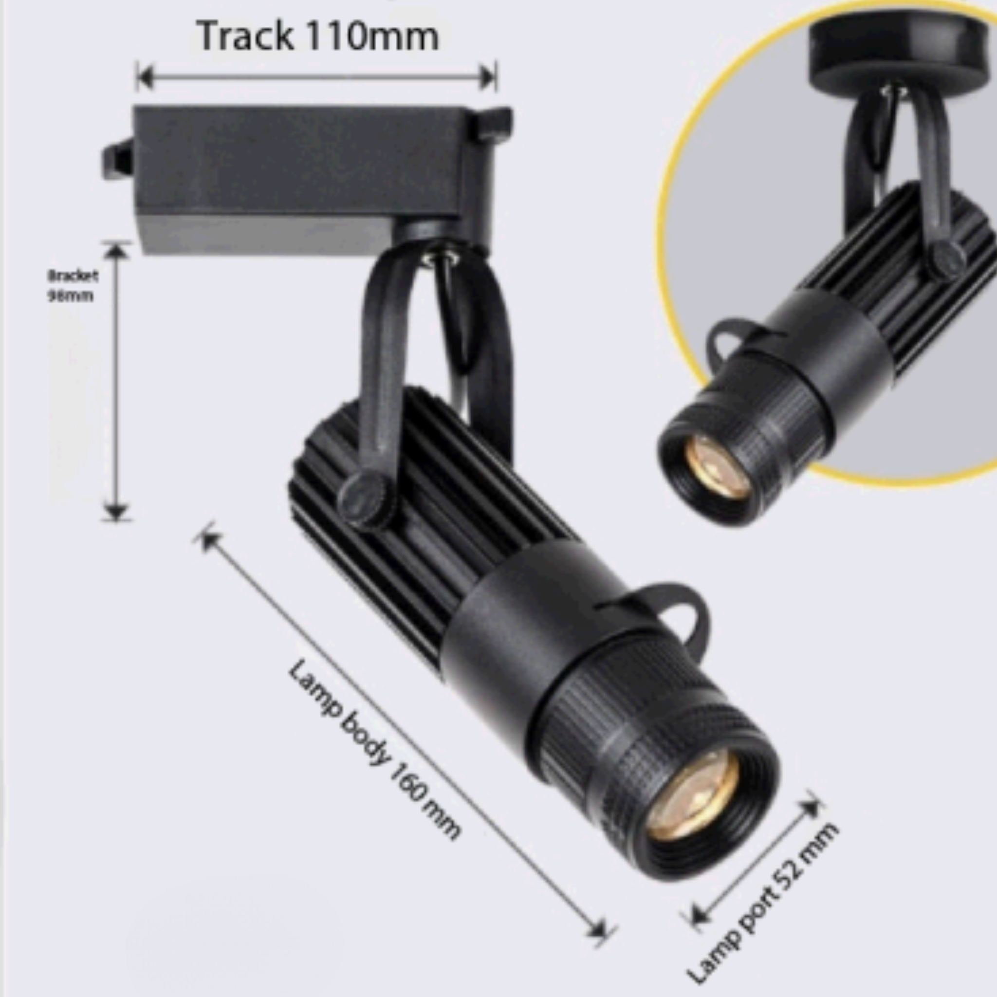 Jay - Dimmable Adjustable LED Ceiling Spotlight with Remote Control