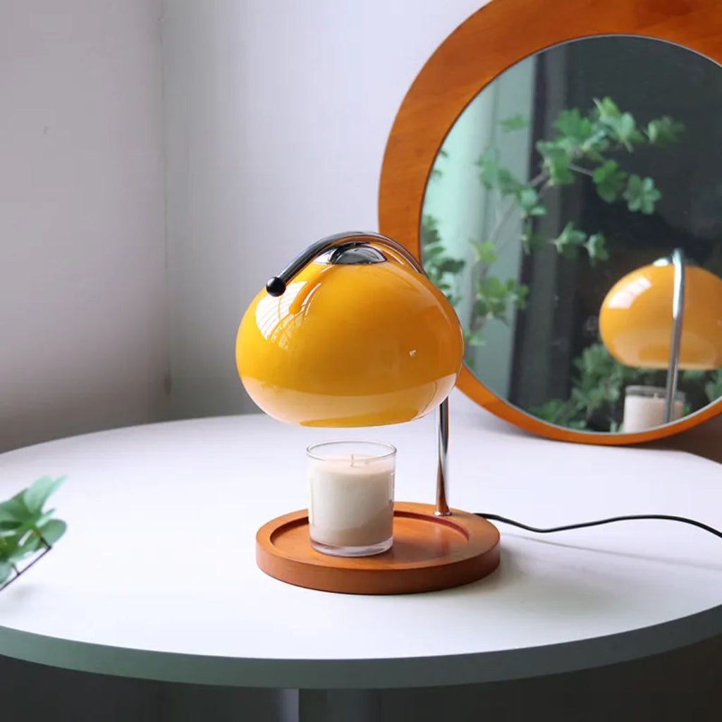 Alyssa Retro Glass Table Lamp