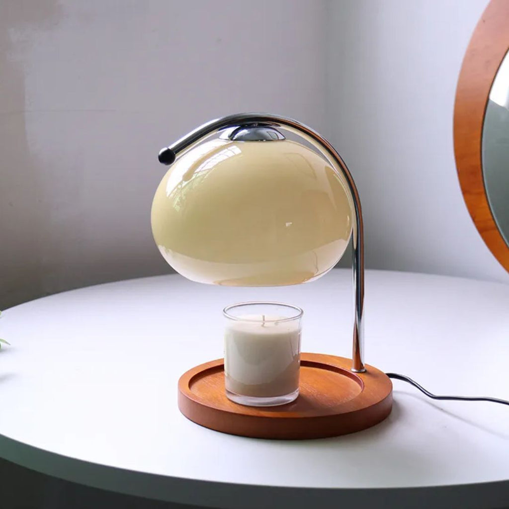 Alyssa Retro Glass Table Lamp