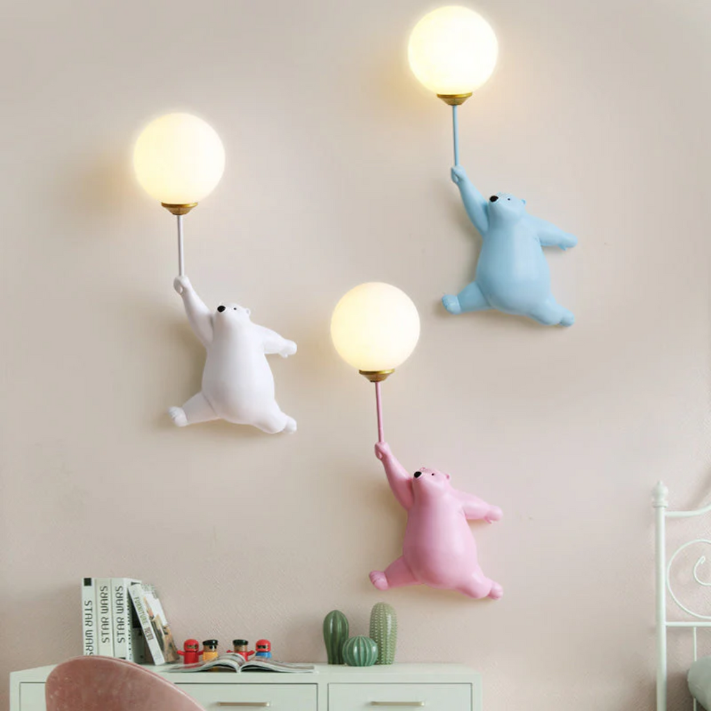 Designer Bear LED Wall Light - TeddyGlow