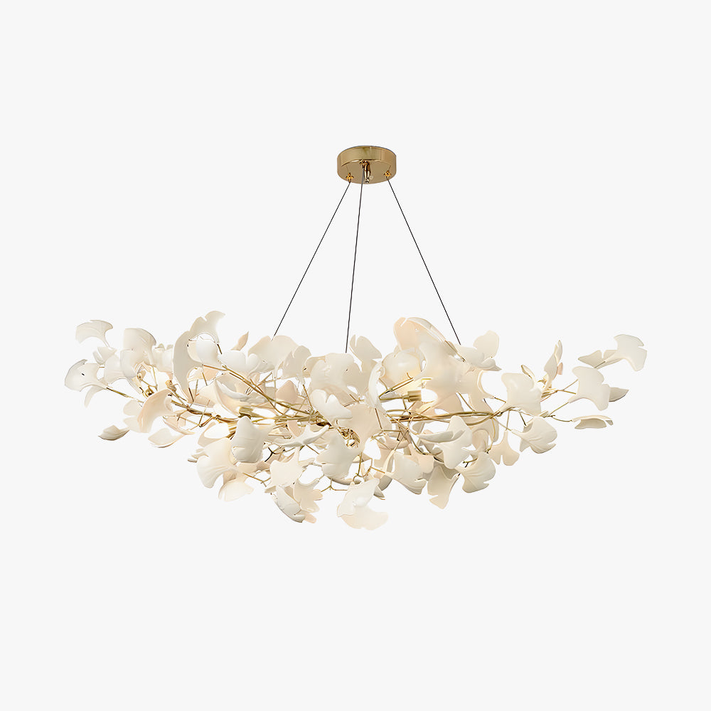 Luxury U-Shaped Ceramic Chandelier for Living Room