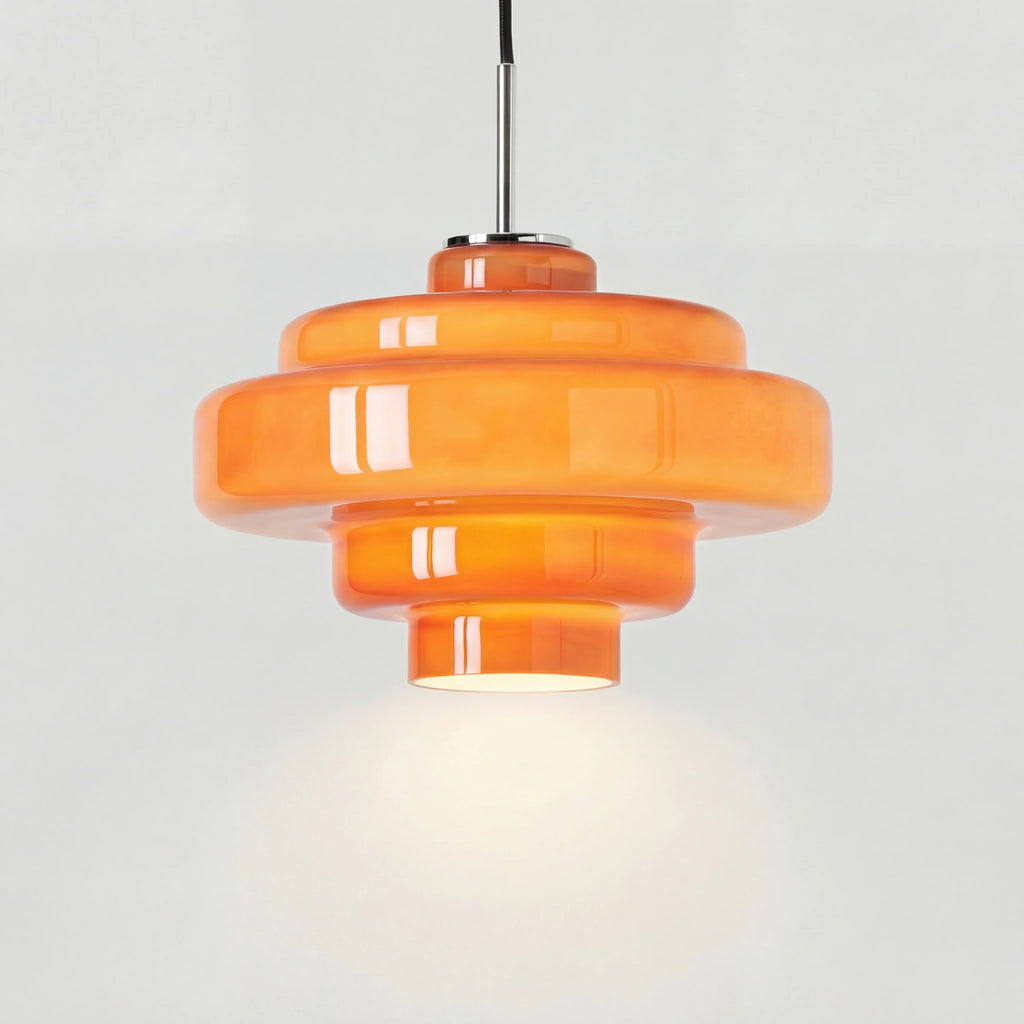 Valenra Macaron Orange Glass Pendant Light