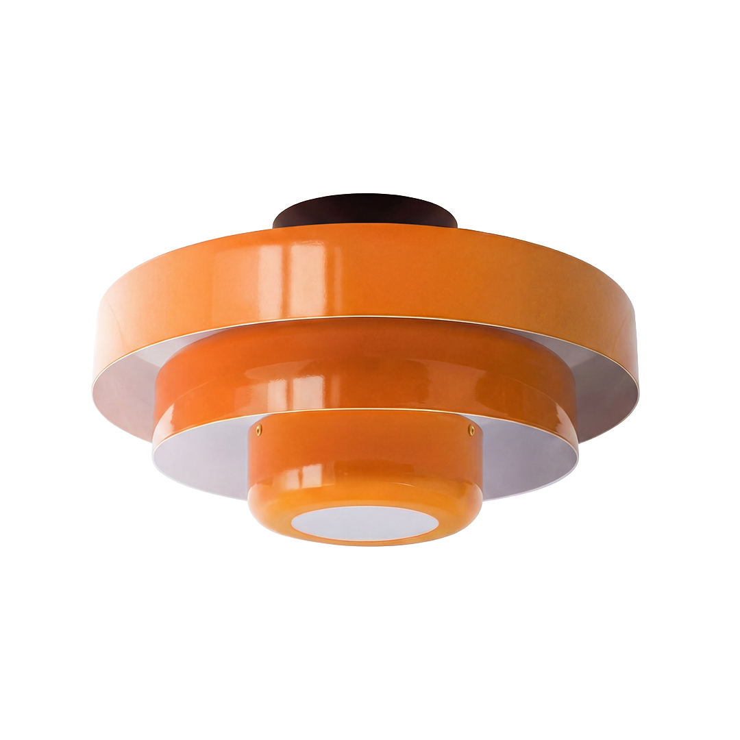 Vanesly Bauhaus Three-Tier Round Macaron Ceiling Light