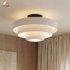Vanesly Bauhaus Three-Tier Round Macaron Ceiling Light
