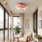 Vanesly Bauhaus Three-Tier Round Macaron Ceiling Light
