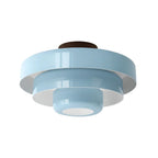 Vanesly Bauhaus Three-Tier Round Macaron Ceiling Light