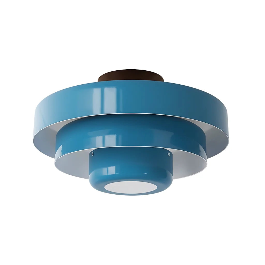 Vanesly Bauhaus Three-Tier Round Macaron Ceiling Light