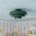 Vanesly Bauhaus Three-Tier Round Macaron Ceiling Light