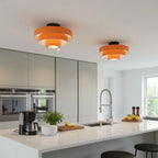 Vanesly Bauhaus Three-Tier Round Macaron Ceiling Light
