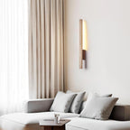 Opalyn Slim Wall Sconce in Travertine