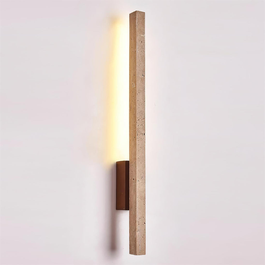 Opalyn Slim Wall Sconce in Travertine