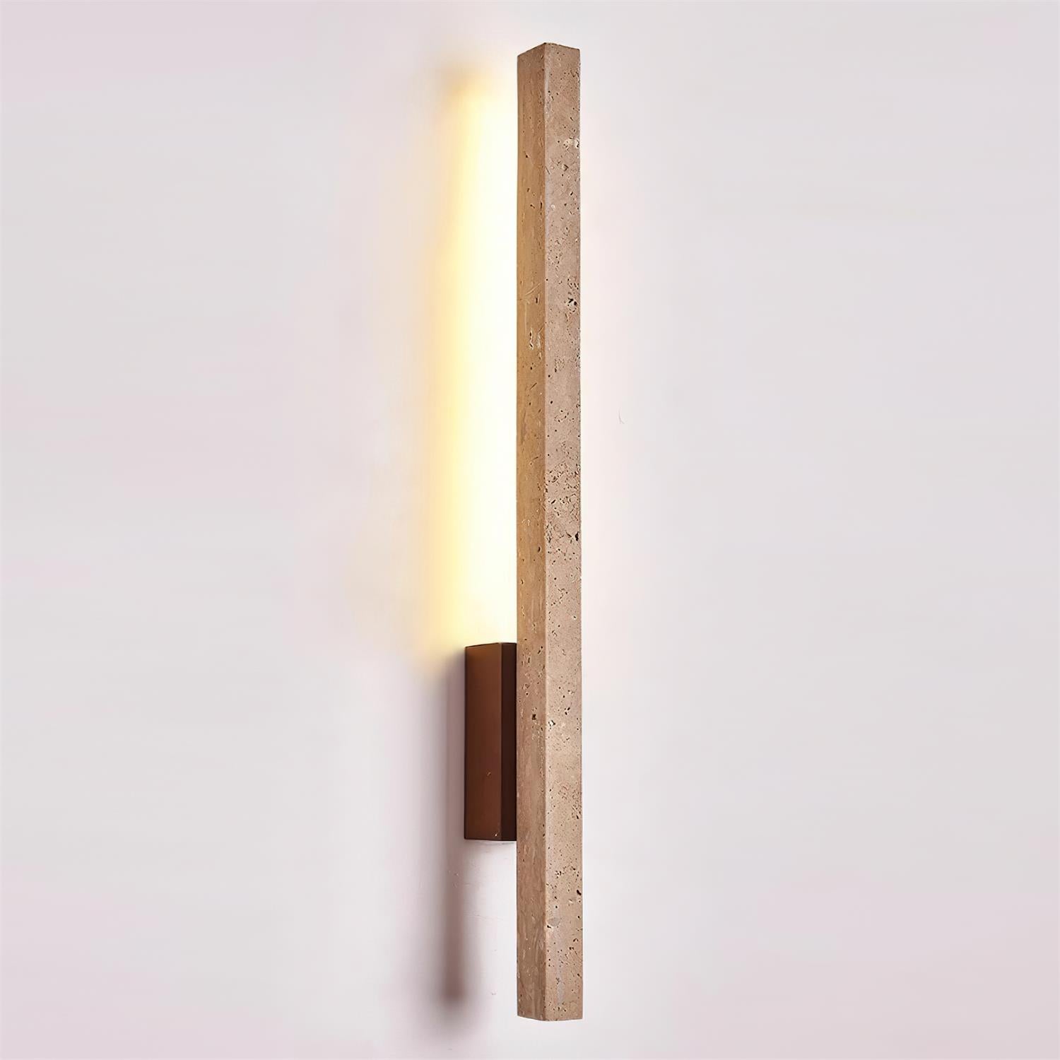 Opalyn Slim Wall Sconce in Travertine