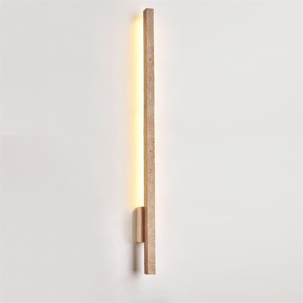 Opalyn Slim Wall Sconce in Travertine