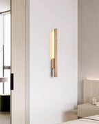 Opalyn Slim Wall Sconce in Travertine