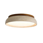 Veliana Wabi-Sabi Round Travertine Ceiling Light