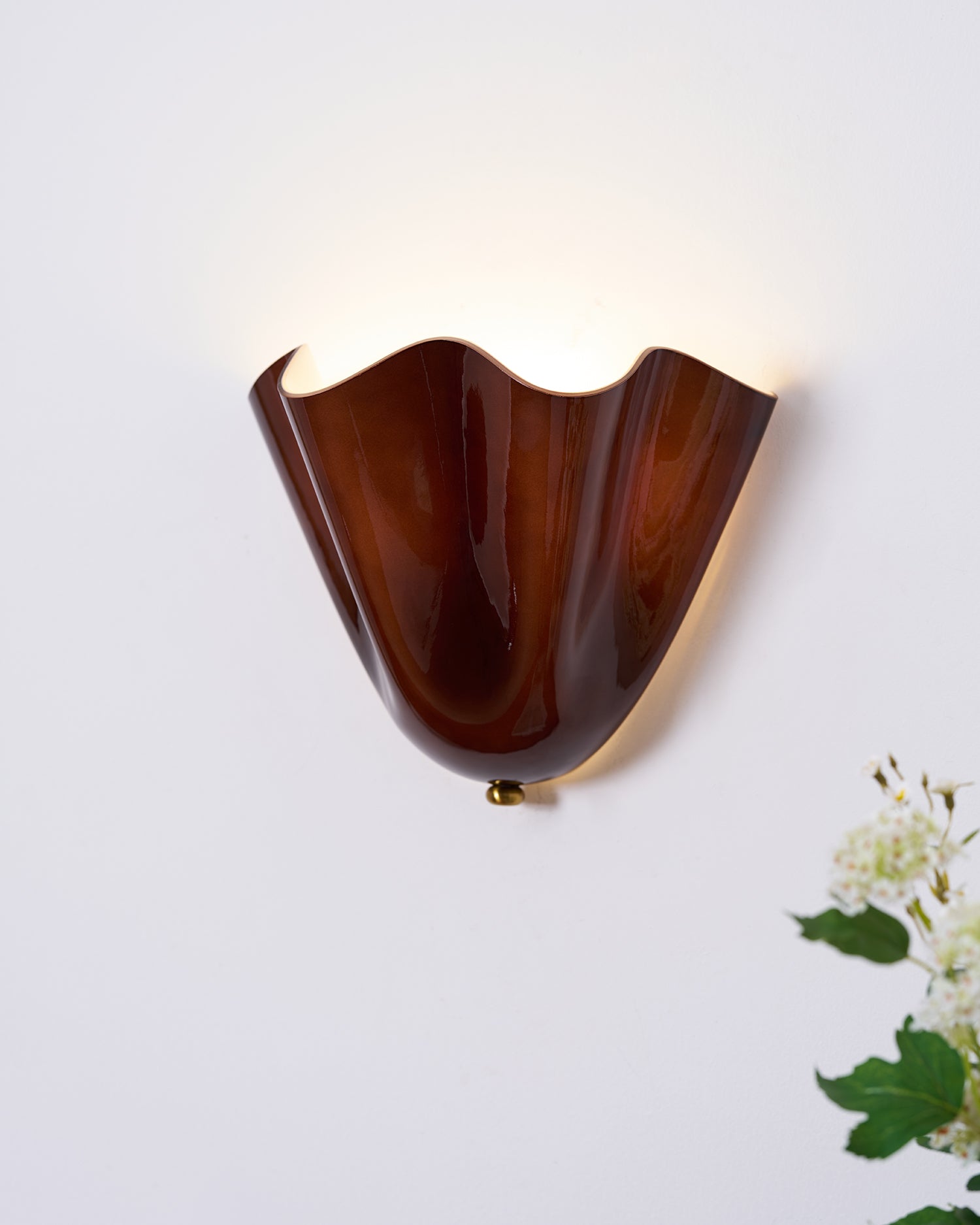 Elegant Wall Lamp with Soft Curves