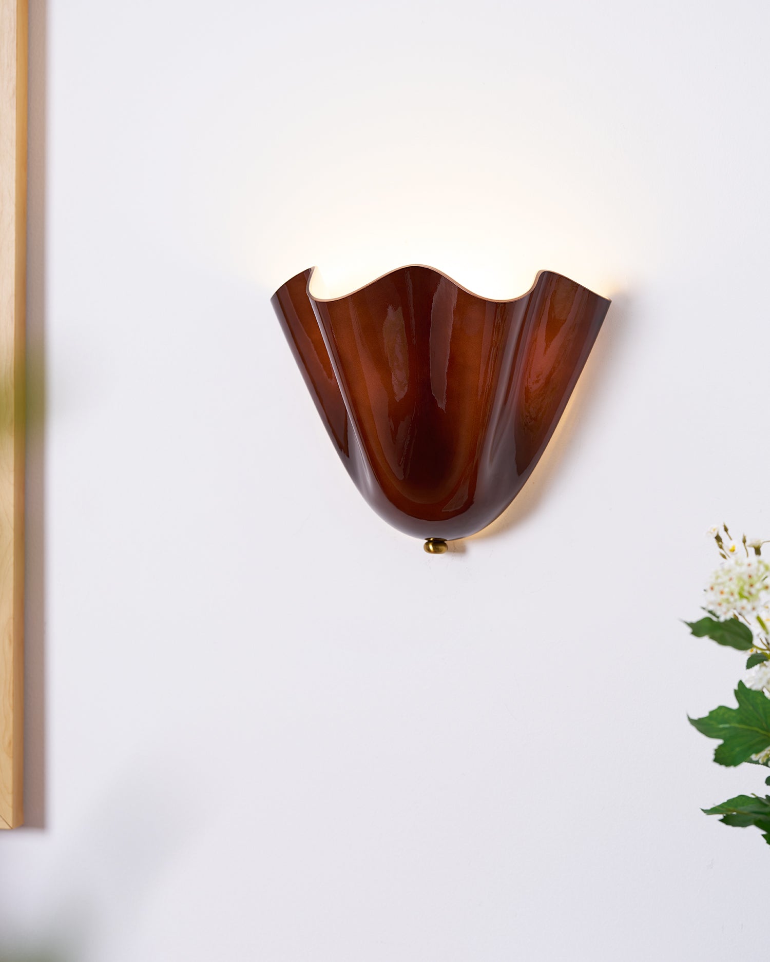 Elegant Wall Lamp with Soft Curves