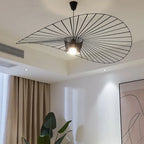 Rosland Vertigo Modern Straw Hat Pendant Light
