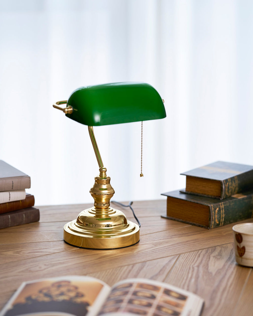 Vintage Bankers Table Lamp