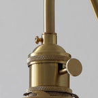 Vintage Tiffany Glass Brass Wall Sconce Lamp 1-Light