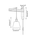 Vintage Maria Plug In Wall Lamp