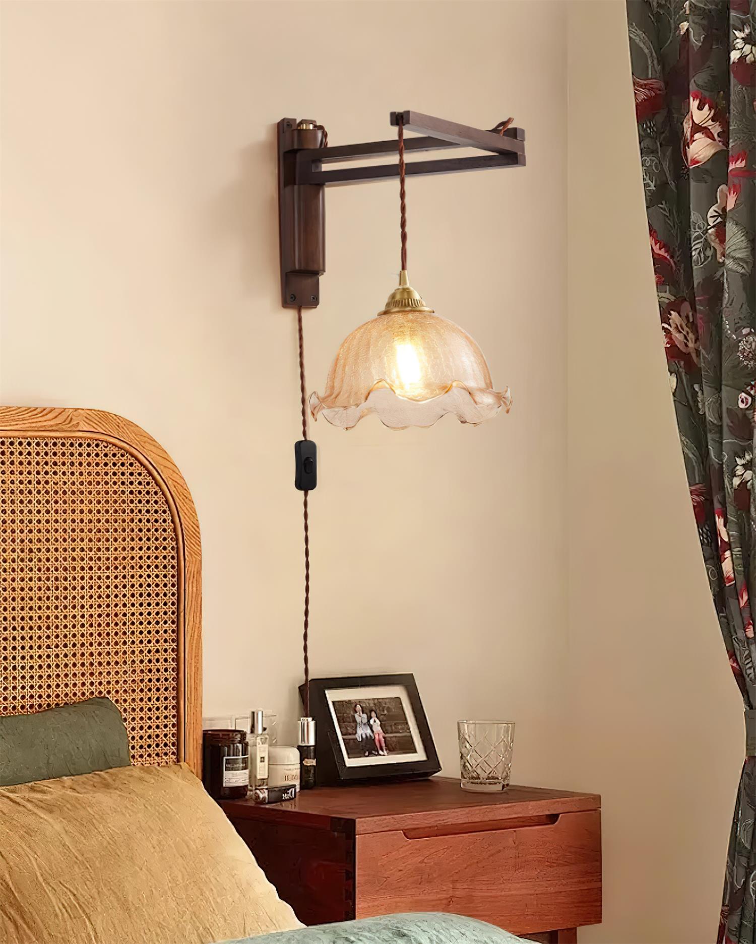 Vintage Maria Plug In Wall Lamp