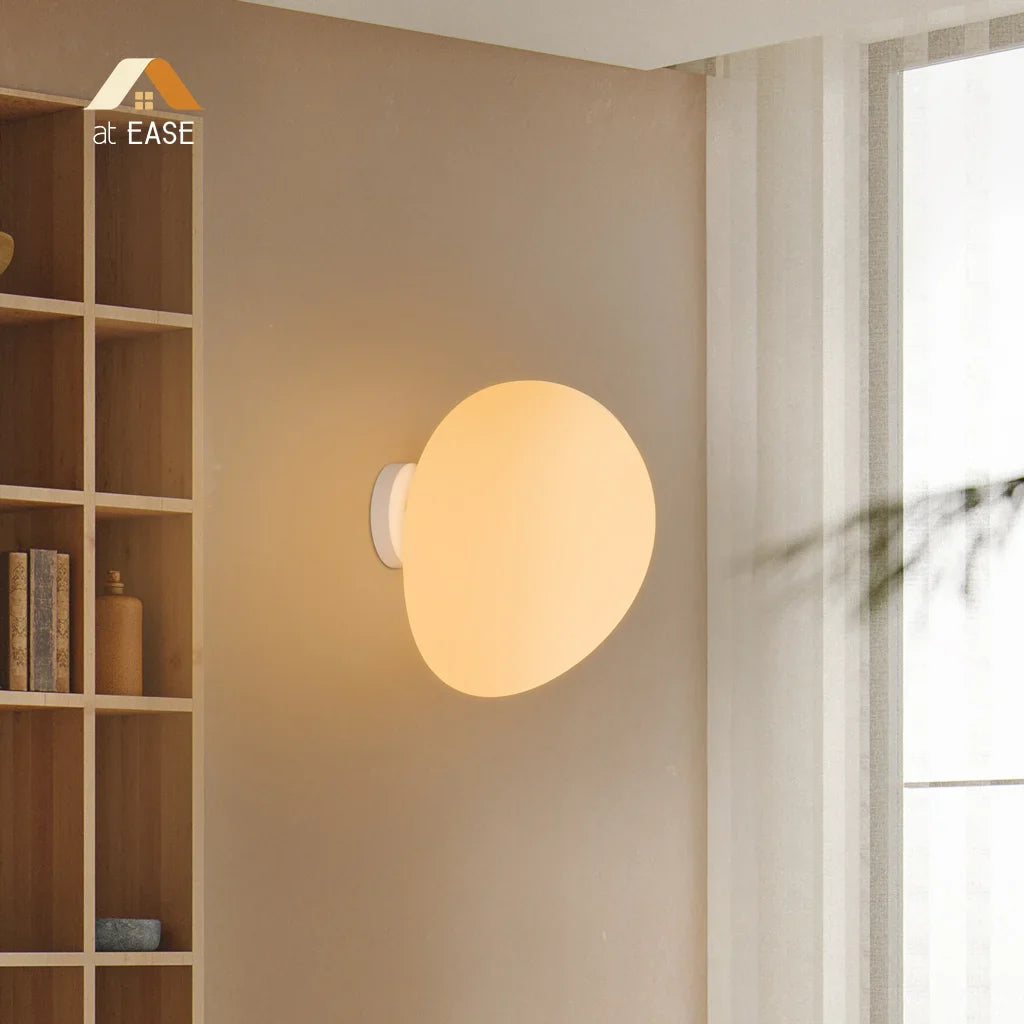 Cinda Gregg Minimalist Pebble Wall/Ceiling Lamp