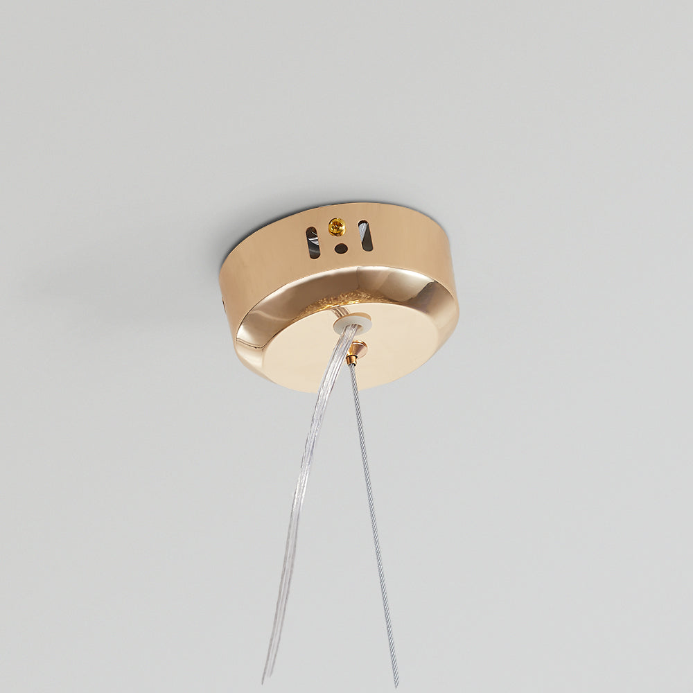 Kristy Pendant Light Hanging Lamp Gold Dining/Living Room Modern Design LED