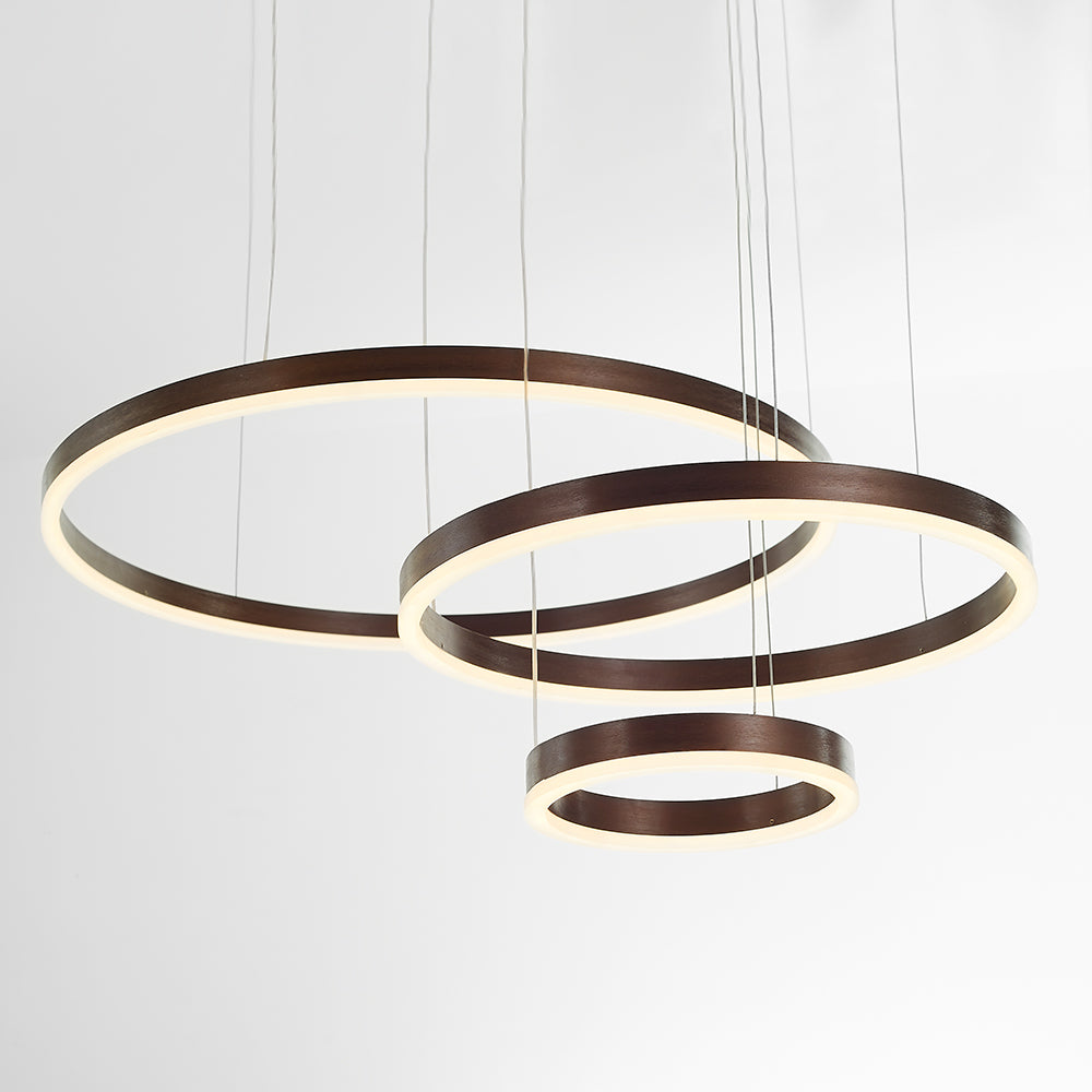 Remi Modern Metal Black/Gold/Coffee Suspension Ring