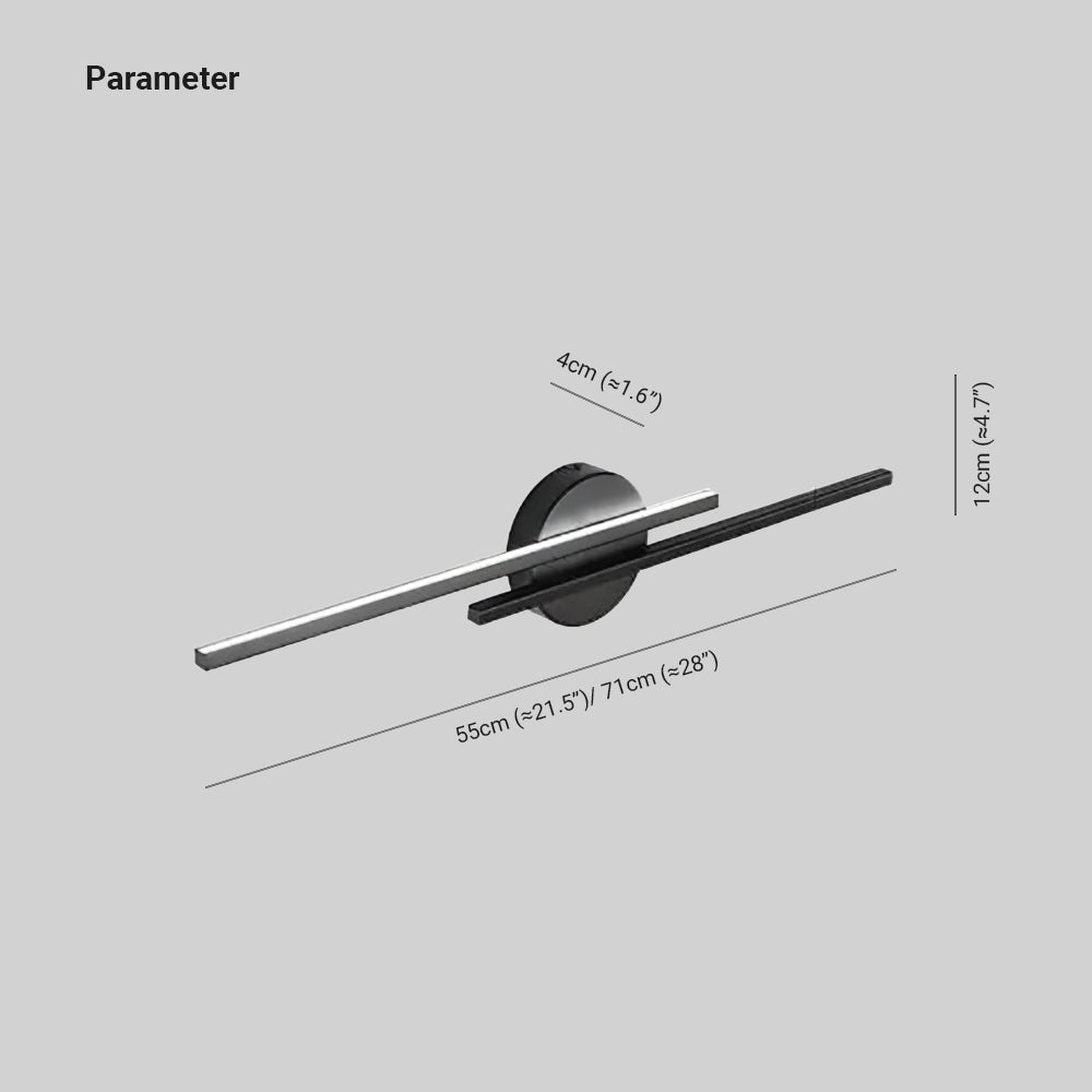 Elgo Modern Linear Wall Sconce for Bedroom
