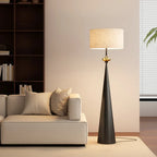 Dixora – Japandi Floor Lamp with Tapered Design