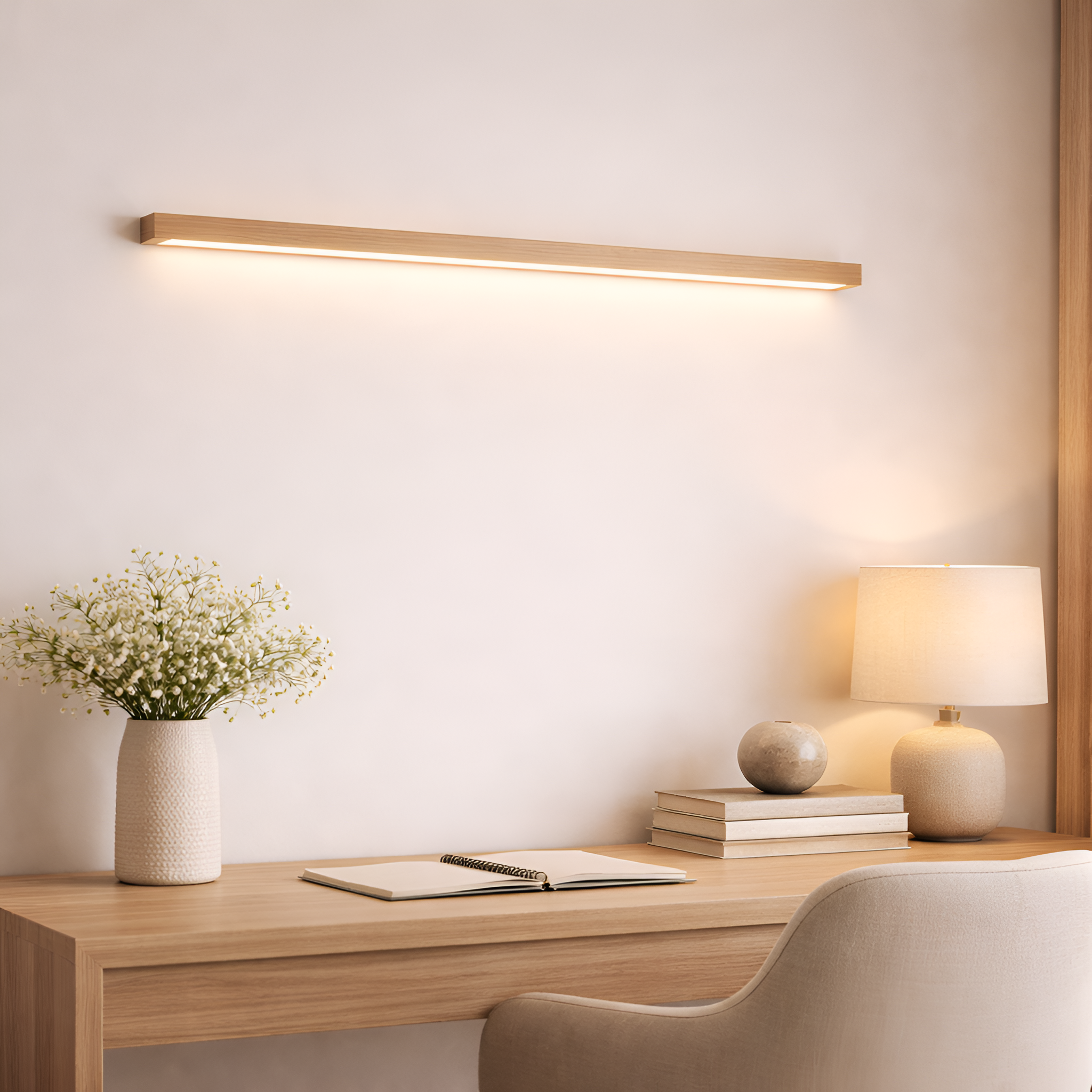 Calloway - Nordic Wood LED Wall Lamp