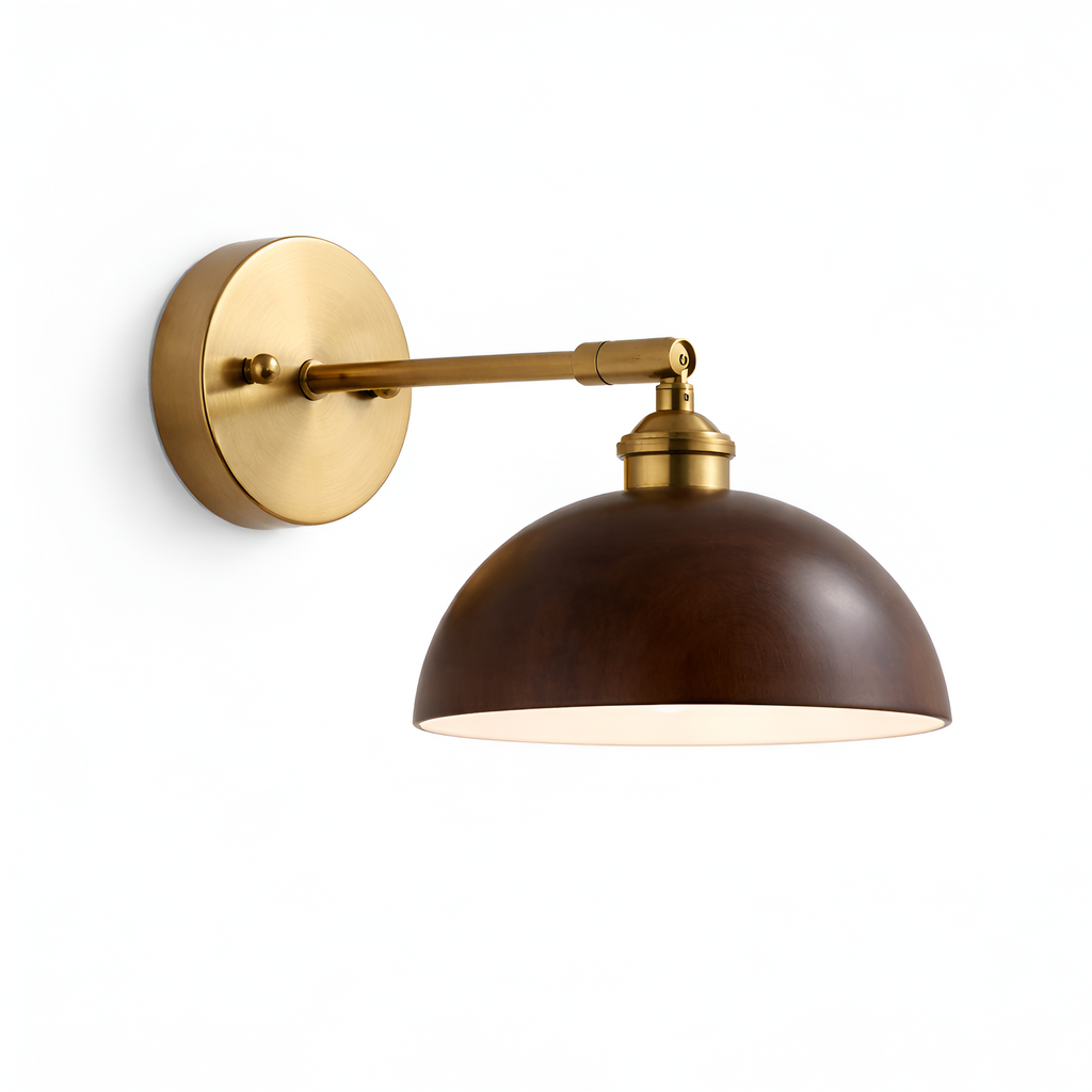 Harry - Modern Walnut Wooden LED Wall Light Fixture Adjustable Up Down