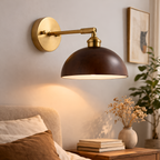 Harry - Modern Walnut Wooden LED Wall Light Fixture Adjustable Up Down