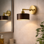 Harry - Modern Walnut Wooden LED Wall Light Fixture Adjustable Up Down