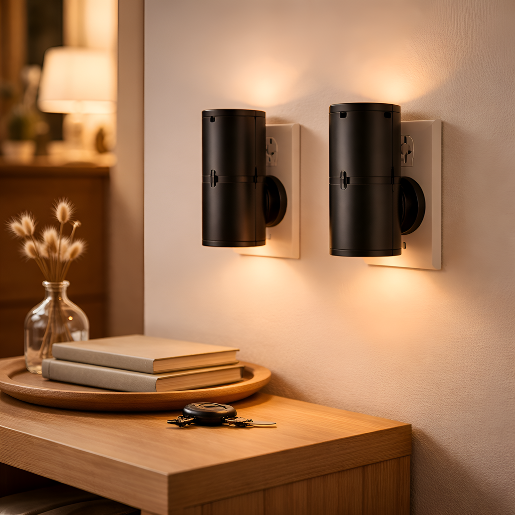 Élodie - LED Plug In Night Light with Dusk to Dawn Sensor