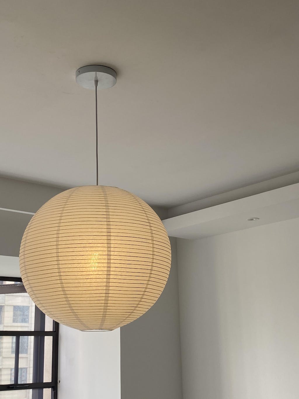Washi Paper Suspension Lamp for Living Room